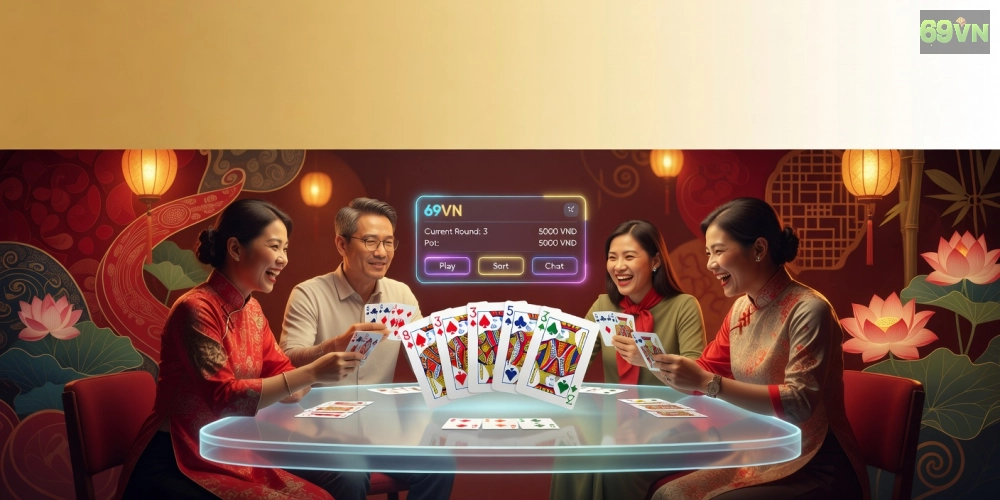 Giới thiệu tổng quan về game bài tiến lên trên nền tảng 69vn với giao diện hấp dẫn